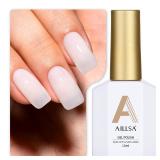 AILLSA Milky White Gel Nail Polish Natur