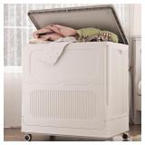 HAIXIN HOME Rolling Laundry Hamper with