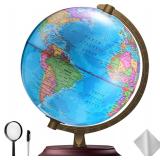 Illuminated World Globe for Kids & Adult