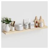 Vivelove Natural Wood Floating Shelves 4