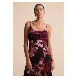 Small Lulus Flowery Passion Burgundy Flo