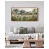 KUVIOKE Vintage Landscape Framed Wall Ar