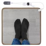 Heated Floor Mat - Foot Warmer Under Des