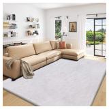 Faux Fur Rug 6x9 Plush Washable Area Rug