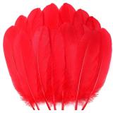 Ballinger Big Red Goose Feathers - 120Pc