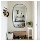 POZINO Rectangle Beveled Mirror, 24'x40'