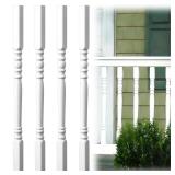 4 Pack Railing Spindles White Vinyl Deck