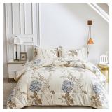 Joyreap 3pcs Floral Comforter Set Twin,