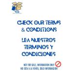 READ BEFORE BIDDING LEA ANTES DE OFERTAR