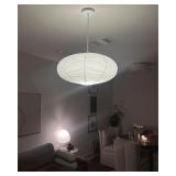 White Oval Paper Lanterns-18' Large Hang