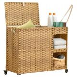 Laundry Hamper with Wheels, 42.3 Gal.(16