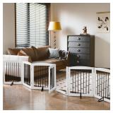 Freestanding Pet Gates with Walk Through