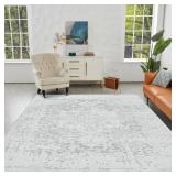 Syalife 8x10 Washable Area Rug, Ultra So