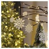 Sea Team Plastic Christmas Glitter Snowf