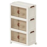 Collapsible Storage Bins with Lids - Sta