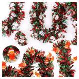 2 Pack Christmas Metallic Tinsel, Hangin