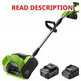 12-Inch 20V Cordless Electric Snow Shove