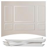 6-Frame Premade Accent Wall Molding Kit,