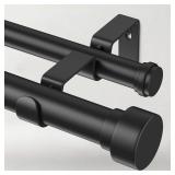 Time Forest 1 Inch Double Curtain Rods f