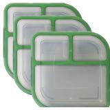 Large To-Go 3-Compartment Food Container