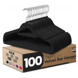 Utopia Home Velvet Hangers 100 Pack   Pr