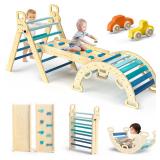 BlueWood Pikler Triangle Set - Sky Blue