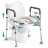 Toilet Seat Riser for Seniors, Raised To