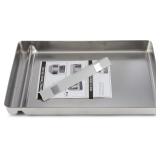 Stainless Steel Reusable Litter Tray Com