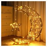 Ramadan Crescent Moon Wooden Moon Decora