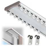 Double Curtain Track Ceiling Mount, 7.2f