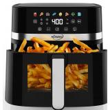 Air Fryer 6.5 QT,8 in 1 with Visible Win