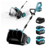 9000mAh Cordless Snow Shovel, 17' Brushl