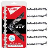 3 x KAKEI Husqvarna Chainsaw Chain 20 Inch .