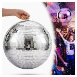 16inch Large Mirror Disco Ball - Hanging