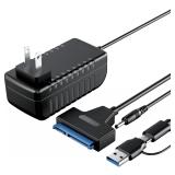 SATA to USB 3.0 and USB C Adapter Cable