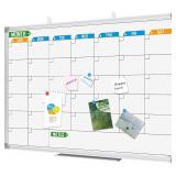 Lockways Dry Erase Calendar Whiteboard,