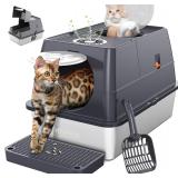 Stainless Steel Litter Box with Lid, 135