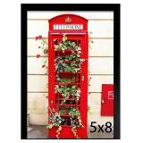 1pk SESEAT 5x8 Picture Frame Black, Photo Fr