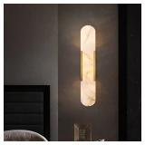 19.7' Mid Century Natural Alabaster Wall