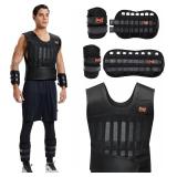 Up to 44lbs Adjustable Weighted Vest Set