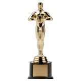 Cardboard People Trophy Award with Base