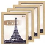 VCK 11x14 Picture Frame Set of 4 - Oak,
