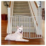 Pet Gate - 3-Panel Indoor Foldable Dog F