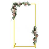 Wedding Arch, 6.6 FT x 3.3 FT Square Bac