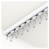 Ceiling Curtain Track 6 9 ft White - Hea