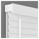 Lumino - 2' Cordless Flat Slat Faux Wood