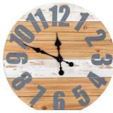 NAT & Jules Striped Woodgrain and White