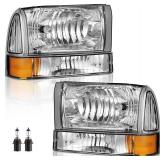 WEELMOTO Headlights Assembly W/Bulbs for