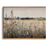 24 x16  OIQArtOIQ Vintage Wildflowers La