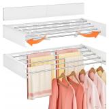 Wall Mounted Clothes Drying Rack Folding
